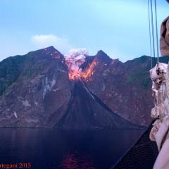 KOMBA Volcano - photo taken during a scuba diving cruise onboard liveaboard WAOW in Indonesia